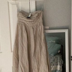 Brand new linen dress with tags